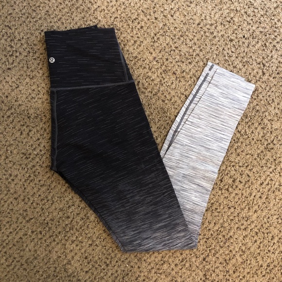 lululemon athletica Pants - Lululemon Wunder Under ombré highrise s10 leggings